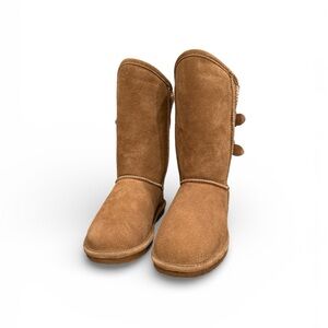 NWT BearPaw genuine sheepskin shearling warm winter boots size 7 WIDE